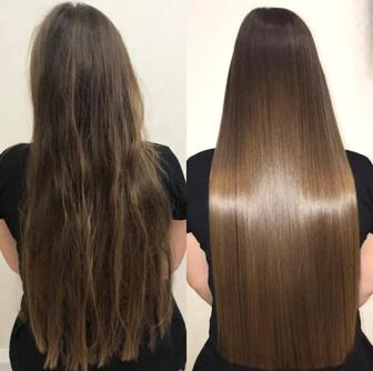 Кератиновое выпрямление. Акция от 8000 тенге