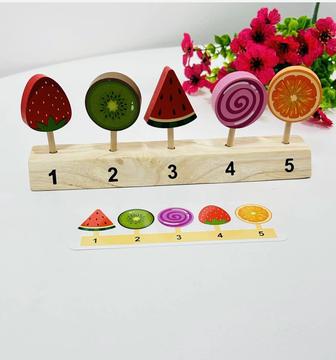 Развивающая деревянная игра