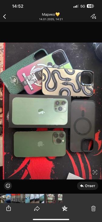 iPhone 13pro max 256gb green