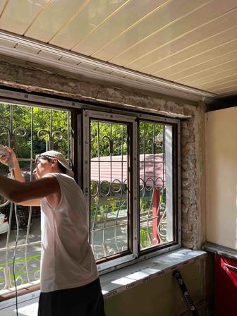 Ремонт пластик терезе