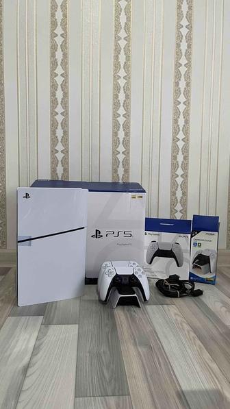 Игровая приставка Sony PlayStation 5 Slim геймпад Charging Station