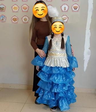 Мода из пакета казахское платье
