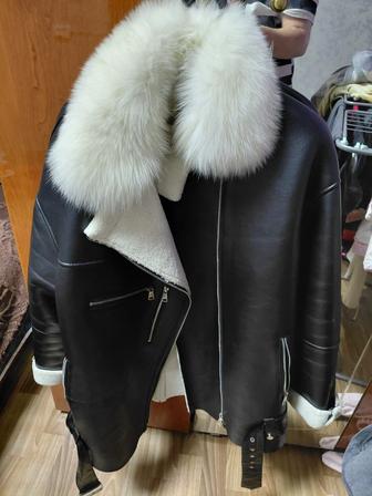 зимняя дубленка