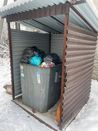 Мусорный контейнер металлический