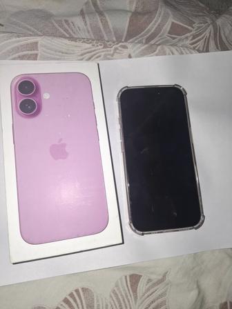 Продаю айфон 16 розовый 128гб