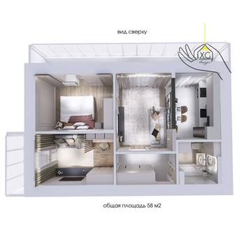 Дизайн интерьера под ключ