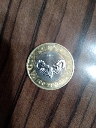 Продам коллекционную монету номиналом 100 тенге