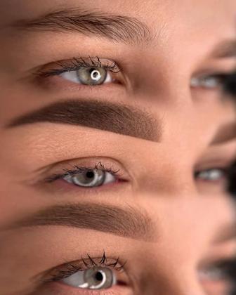 Перманентный макияж бровей