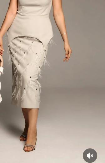 Юбка от Malli бежевого цвета