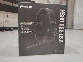 Наушники Corsair hs80 black usb