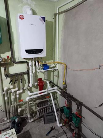 Монтаж установка котлов длительного горения установка газовых котлов