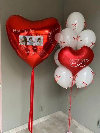 Шары надутые гелием! Фонтаны на выписку! Оформление всех праздников!