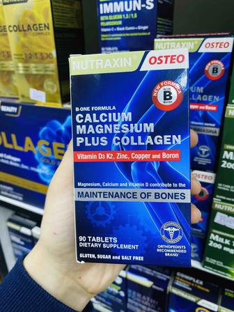 Nutraxin B-one formula calium magnesium plus collagen 90 tablets