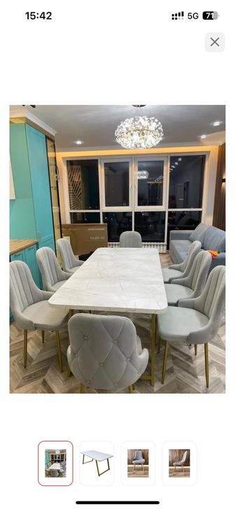 Продам стол стулья 180см 8стульев