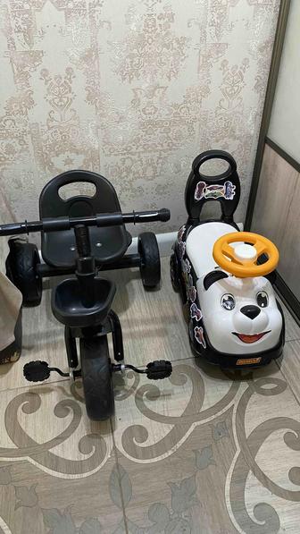 Даром велосипед и машинка для ребенка