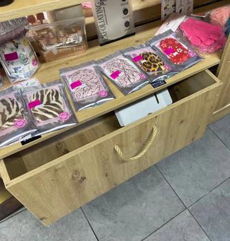 Ящики деревянные на нижнюю полку стеллажа б/у