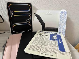 iPad Pro 11 (2024) 256 GB Wi-Fi ,Magic Keyboard ,Apple Pencil Pro ,3 чехла