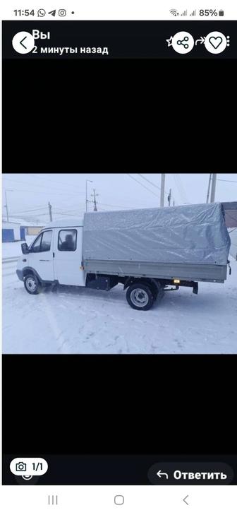 Грузоперевозки на бортовом Газели по городу и вне города