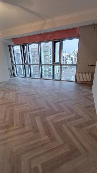 Кварцвинил установка монтаж