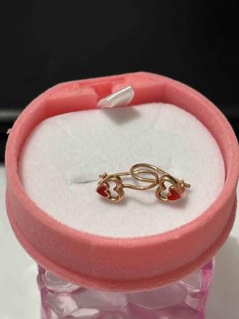 детские серьги золото 585