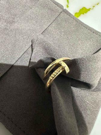 Кольцо золотое литое