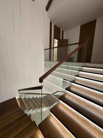 Стеклянные перила