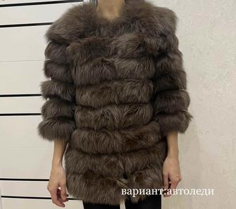 Шуба песец Xs-S
