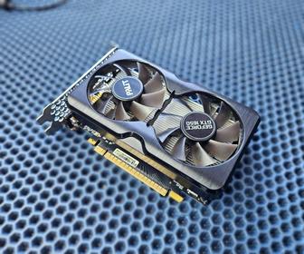 Видеокарта GTX 1650 игровая Palit двухкулерная в идеале.