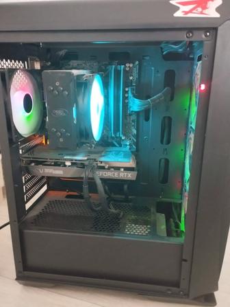 Продаю геймерский компьютер: Ryzen 5 5600, RTX 3060, SSD 240GB + HDD 1TB