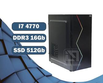 i7 4770/ 16Gb SSD HD Graphics 4600 X-Game Компьютер офисный на SSD