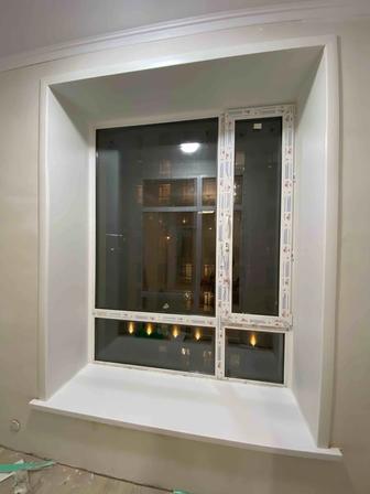 Ремонт окон,Пластиковые откосы