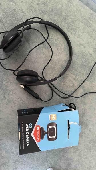 Веб-камера и наушники