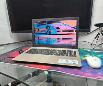 ASUS 500GB/ офисный ноутбук/новая Win 10/ как новый/зарядка оригинал.