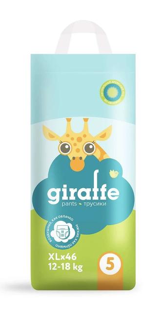 Трусики-подгузники детские LOVULAR Giraffe XL 12 18кг, 46шт