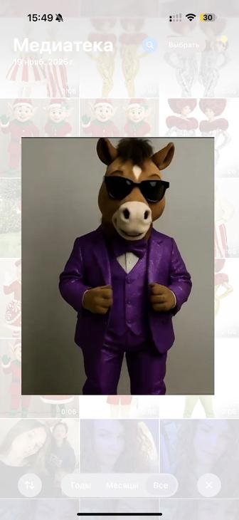 Ростовая кукла лошади