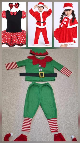 Новогодние костюмы Санта, Гном, Минни Маус