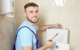 Услуги сантехника монтаж водоснабжения, установка унитаза