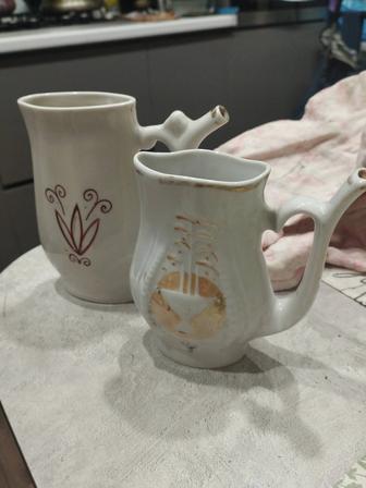 Продам винтажные поильники для минеральной воды из фарфора