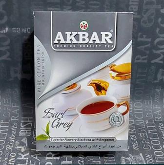 Akbar/Чай/Черный/Бергамот/Крупнолистовой/Цейлон/Премиум/500гр