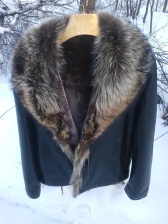 Дубленка эко кожа 54 размер Турция