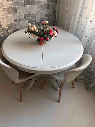 Чтол ңруглый мраморный