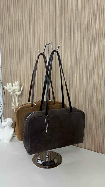 Сумка замшевая