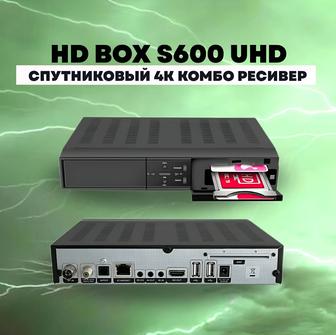 HD BOX S600 UHD 4K спутниковый ресивер.