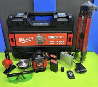 Лазерный уровень 4D. 360 Градус. 16 линий.