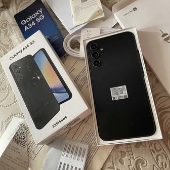 Samsung A34 5g Новый, с гарантией 128гб