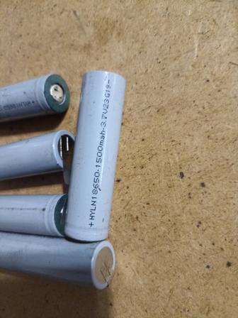 Аккумулятор 18650.на 1500 мач.бу