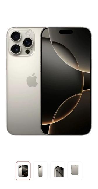 Iphone 16 pro max, 512 GB, natural titanium, НОВЫЙ