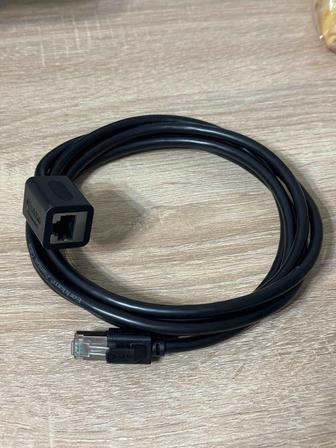 Кабель Ethernet интернет удлинитель 2 метра, 1gbps
