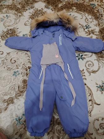 Зимний комбез для девочки 3-4года
