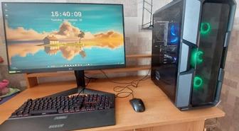 Продам игровой компьютер с монитором и периферией